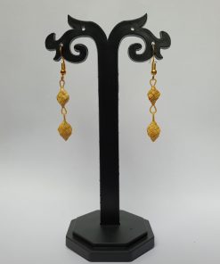 Bamboo Two Diamond Earrings