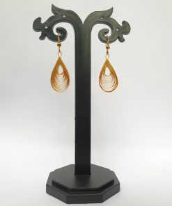 Bamboo Teardrop Earrings
