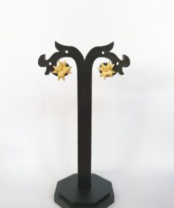 Bamboo Star Stud Earrings