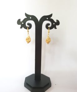 Bamboo Diamond Shape Earrings