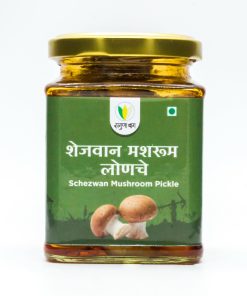 Schezwan Mushroom Pickle (शेजवान मशरूम लोणचे) - 225 gm