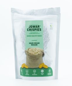Jowar Crispies - Sour Cream Wasabi (ज्वारी क्रिस्पी - आंबट मलई वासाबी) - 30gm