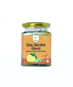 Lemon Green Chili Pickle (लिंबू-मिरचीचे लोणचे) - 225 gm